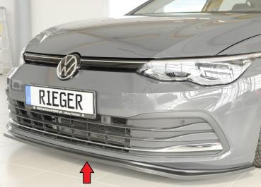Rieger Spoilerschwert für VW Golf 8 ABS schwarz matt (Lackierung erforderlich) Y 00059600