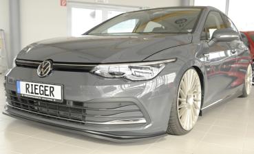 Rieger Spoilerschwert für VW Golf 8 ABS schwarz matt (Lackierung erforderlich) Y 00059600