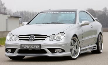 Rieger Seitenschweller links für Mercedes CLK (W209) ABS schwarz matt (Lackierung erforderlich) Y 00071013