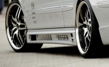 Rieger Seitenschweller links für Mercedes CLK (W209) ABS schwarz matt (Lackierung erforderlich) Y 00071013