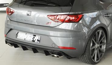 Rieger Heckeinsatz für Seat Leon Cupra (5F) Glossy schwarz glänzend K 00088136
