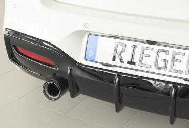 Rieger Heckeinsatz für BMW 1er F20 (1K4) Glossy schwarz glänzend Y 00088171