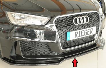 Rieger Spoilerschwert für Audi RS3 (8V) Glossy schwarz glänzend Y 00088230