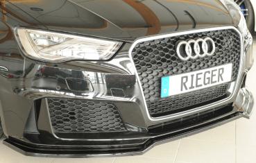 Rieger Spoilerschwert für Audi RS3 (8V) Glossy schwarz glänzend Y 00088230