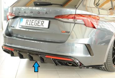 Rieger Heckeinsatz für Skoda Octavia RS (NX) Glossy schwarz glänzend Y 00088254