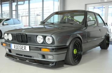 Rieger Spoilerlippe (GBL-38011) für BMW 3er E30 Glossy schwarz glänzend Y 00088270