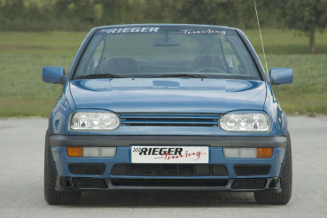 Rieger Spoilerlippe (GBL-42011) für VW Golf 3 Glossy schwarz glänzend Y 00088342