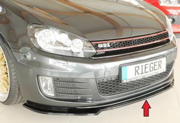 Rieger Spoilerschwert nur für GTI / GTD für VW Golf 6 GTI Glossy schwarz glänzend Y 00088390