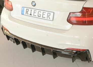 Rieger Heckeinsatz für BMW 2er F22/ F23 (1C) Glossy schwarz glänzend Y 00088426