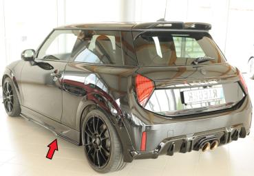 Rieger Seitenschwelleransatz links für Mini Cooper C (FM6/F66/F67) Glossy schwarz glänzend Y 00088441