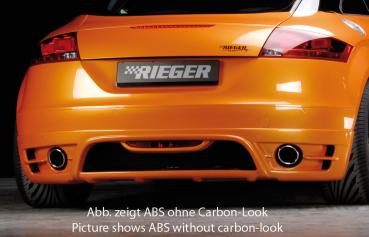 Rieger Heckansatz für Audi TT (8J) Carbon Look glänzend K 00099047