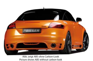 Rieger Heckansatz für Audi TT (8J) Carbon Look glänzend K 00099047