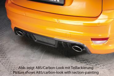 Rieger Heckschürzenansatz für Ford Focus 2 Carbon Look glänzend Y 00099101