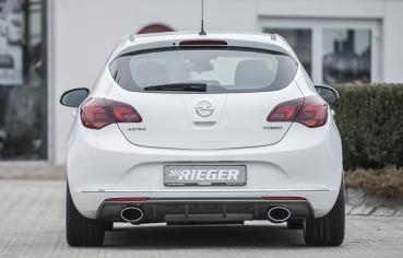 Rieger Heckeinsatz für Opel Astra J Carbon Look glänzend K 00099272