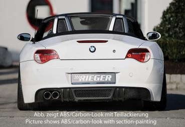 Rieger Heckansatz für BMW Z4 (E85) Carbon Look glänzend K 00099865