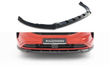 Maxton Design Front Ansatz für V.1 Ford Transit Custom / Tourneo Custom Mk2 schwarz Hochglanz