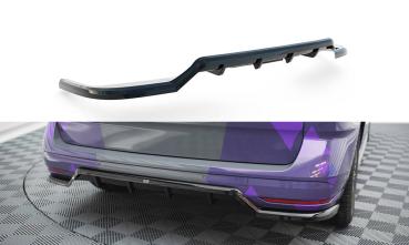 Maxton Design Mittlerer Cup Diffusor DTM Look Heck Ansatz für VW Multivan T7 schwarz Hochglanz