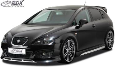 RDX Frontspoiler für SEAT Leon 1P Facelift (ab 2009) Frontlippe Front Ansatz Spoilerlippe