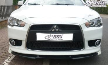 RDX Frontspoilerlippe VARIO-X für MITSUBISHI Lancer Sportback 2008+ Frontlippe Front Ansatz Vorne Spoilerlippe