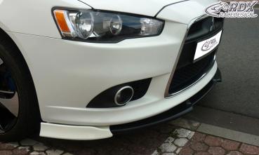 RDX Frontspoilerlippe VARIO-X für MITSUBISHI Lancer Sportback 2008+ Frontlippe Front Ansatz Vorne Spoilerlippe