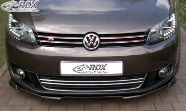 RDX Frontspoilerlippe VARIO-X für VW Touran 1T Facelift (2010-2015) / Caddy 2K (2010-2015) Frontlippe Front Ansatz Vorne Spoilerlippe