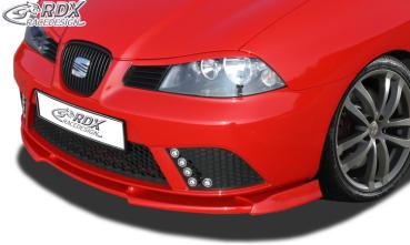 RDX Frontspoilerlippe VARIO-X für SEAT Ibiza 6L FR / Facelift 2006+ (nicht Cupra) Frontlippe Front Ansatz Vorne Spoilerlippe