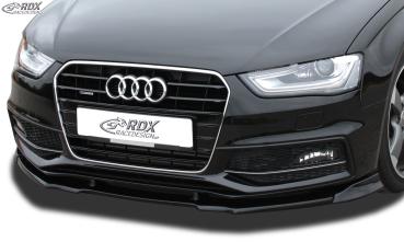RDX Frontspoilerlippe VARIO-X für AUDI A4 B8 Facelift 2011+ (S-Line- bzw. S4-Frontstoßstange) Frontlippe Front Ansatz Vorne Spoilerlippe