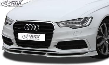 RDX Frontspoilerlippe VARIO-X für AUDI A6 4G C7 (S-Line- bzw. S6-Frontstoßstange) Frontlippe Front Ansatz Vorne Spoilerlippe