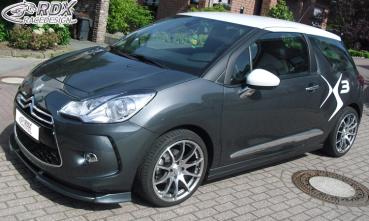 RDX Frontspoilerlippe VARIO-X für CITROEN DS3 (2010-2016) Frontlippe Front Ansatz Vorne Spoilerlippe