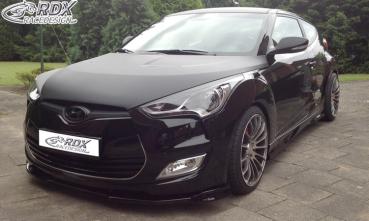 RDX Frontspoilerlippe VARIO-X für HYUNDAI Veloster Frontlippe Front Ansatz Vorne Spoilerlippe