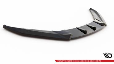 Maxton Design Front Ansatz V.3 für VW Scirocco Mk3 schwarz Hochglanz