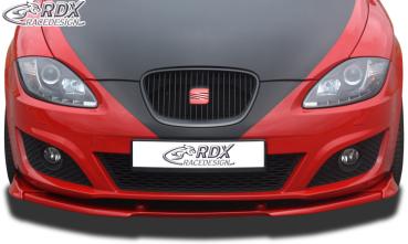 RDX Frontspoilerlippe VARIO-X für SEAT Leon 1P Facelift 2009+ (nicht FR, Cupra) Frontlippe Front Ansatz Vorne Spoilerlippe
