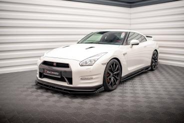 Maxton Design Front Ansatz + Flaps für Nissan GTR R35 Facelift