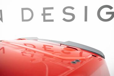 Maxton Design Spoiler CAP für Ford Transit Custom Mk2 schwarz Hochglanz