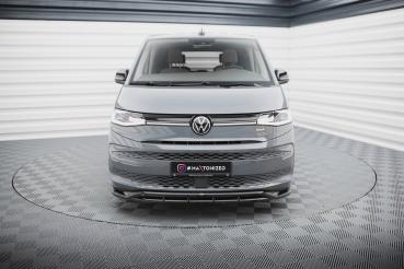 Maxton Design Front Ansatz V.1 für VW Multivan T7 schwarz Hochglanz