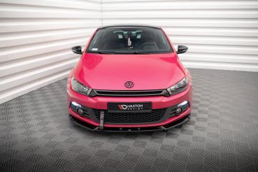 Maxton Design Front Ansatz V.3 für VW Scirocco Mk3 schwarz Hochglanz