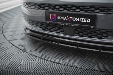 Maxton Design Front Ansatz V.1 für VW Multivan T7 schwarz Hochglanz