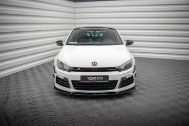 Maxton Design Front Ansatz V.3 für VW Scirocco R Mk3 schwarz Hochglanz