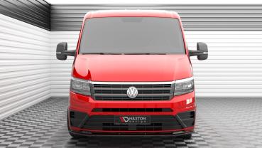 Maxton Design Front Ansatz V.1 für VW Crafter Mk2 schwarz Hochglanz