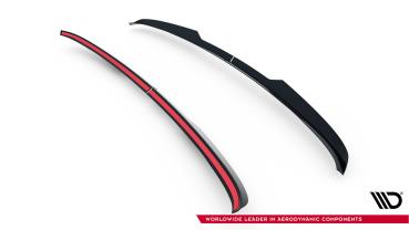 Maxton Design Spoiler CAP für Ford Transit Custom Mk2 schwarz Hochglanz