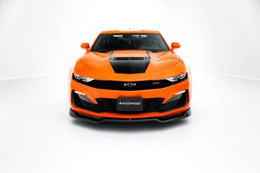 Maxton Design Front Ansatz V.1 für Chevrolet Camaro SS Mk6 Facelift schwarz Hochglanz