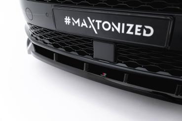 Maxton Design Front Ansatz V.2 für VW Multivan Long T7 schwarz Hochglanz