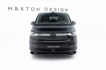 Maxton Design Front Ansatz V.2 für VW Multivan Long T7 schwarz Hochglanz