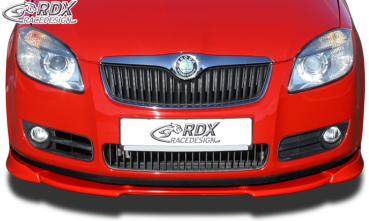 RDX Frontspoilerlippe VARIO-X für SKODA Fabia 2 Typ 5J -2010 (auch für Roomster) Frontlippe Front Ansatz Vorne Spoilerlippe