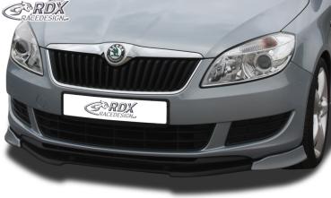 RDX Frontspoilerlippe VARIO-X für SKODA Fabia 2 Typ 5J 2010+ (auch für Roomster & Praktik) Frontlippe Front Ansatz Vorne Spoilerlippe
