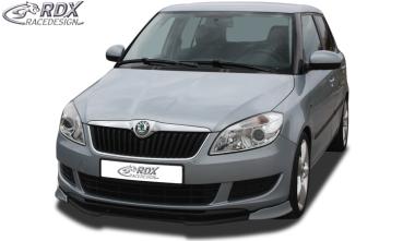 RDX Frontspoilerlippe VARIO-X für SKODA Fabia 2 Typ 5J 2010+ (auch für Roomster & Praktik) Frontlippe Front Ansatz Vorne Spoilerlippe