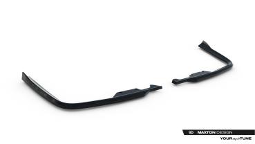 Maxton Design Heck Ansatz Flaps Diffusor für Ford Transit Custom / Tourneo Custom Mk2 schwarz Hochglanz