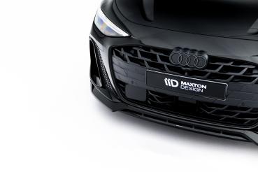 Maxton Design Front Ansatz V.1 für Audi A6 S-Line C9 schwarz Hochglanz