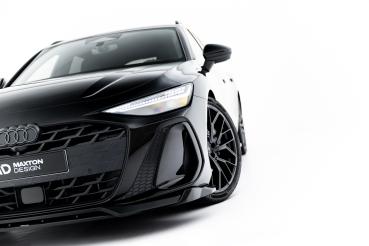 Maxton Design Front Ansatz V.1 für Audi A6 S-Line C9 schwarz Hochglanz