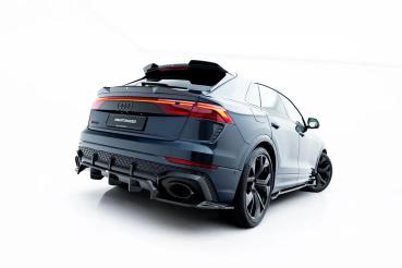 Maxton Design Carbon Fiber Rear Splitter (mit einem vertikalem balken) für Audi RSQ8 Mk1 Facelift